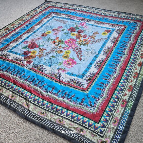 Johnny Was Silk Scarf #14 - Picture 5 of 10